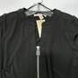 Michael Kors Black Long Sleeve Zip Up And Tie Dress Size XS NWT image number 4