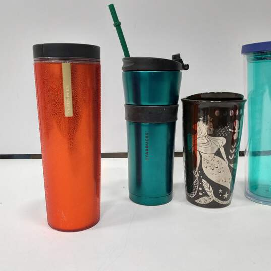Starbucks Travel Tumblers & Cups Assorted 7pc Lot image number 5