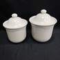 2 Pfaltzgraff Tea Rose Stoneware Canisters image number 2