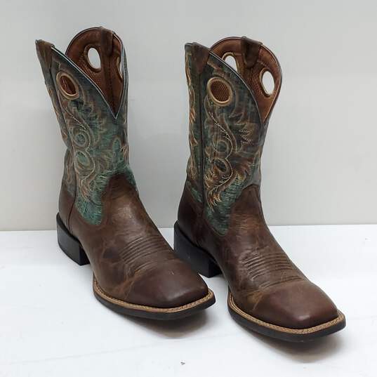 Ariat Sport Rodeo Western Boots Size 10.5D image number 1