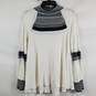 Free People Women Black & White Sweater Blouse XS image number 1