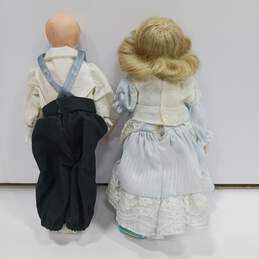 Bundle of Vintage Boy & Girl Porcelain Dolls alternative image