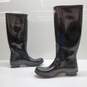 WOMEN'S HUNTER BLACK RUBBER BOOTS SIZE 10 image number 2