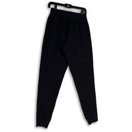 NWT Mens Black Pockets Drawstring Elastic Waist Pull-On Jogger Pants Size S alternative image