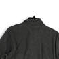 Mens Gray Heather Long Sleeve Mock Neck 1/4 Zip Pullover Sweater Size M image number 4