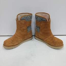 Sorel Brown Suede Snow Boots Women's Size 7 alternative image