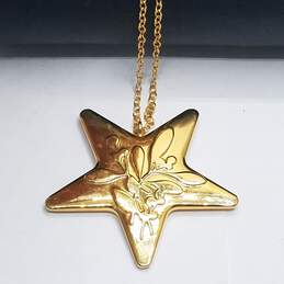 Georg Jensen 2015 Gold Tone Star Ornament 22.0g