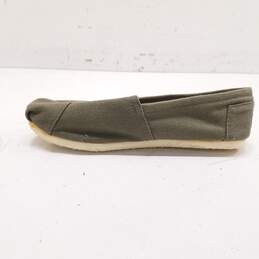 Toms Classic Slip On Shoes Green 7.5 alternative image