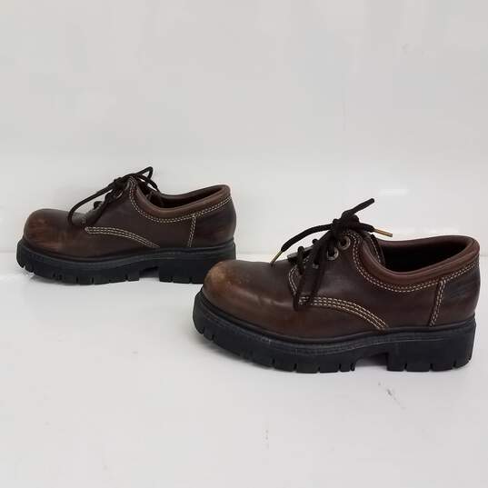 London Underground Brown Oxford Shoes Size 7M image number 1