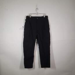 Mens Regular Fit Pockets Flat Front Straight Leg Cargo Pants Size 38X32 alternative image
