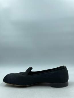 Henry Maxwell London Black Square-Toe Loafers M 10 alternative image