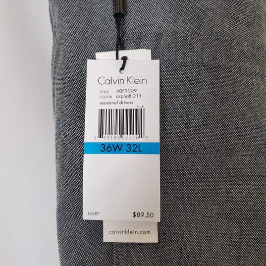 Calvin Klein Men's Gray Pants SZ 36 X 32 NWT image number 6