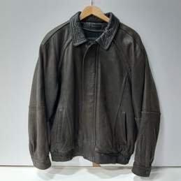 Wilson Men's Black Leather Jacket Size L