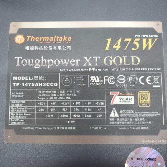 Thermaltake Toughpower XT Gold 1475W Cable Management 14cm Fan For P/R image number 3