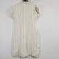 Maeve Women Ivory Stripe Dress Sz 10 image number 2