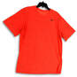 Mens Orange Short Sleeve Crew Neck Stretch Pullover T-Shirt Size XL image number 1