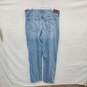 Madewell Blue Cotton Baggy Straight Jeans WM Size 33 NWT image number 2