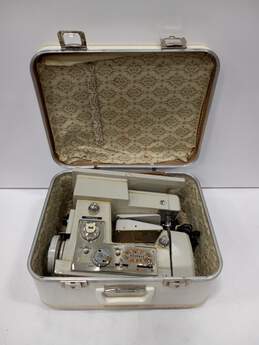 Vintage J. C. Penney Stretch Sewing Machine In Case