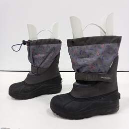 Columbia Snow Boots Black/Purple/Pink Size 5 alternative image