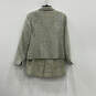 Womens Green Notch Lapel Collar Blazer & Skirt Two Piece Suit Set Size 8/10 image number 2