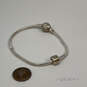 IOB Designer Pandora 925 ALE Sterling Silver CZ Snake Chain Charm Bracelet image number 3