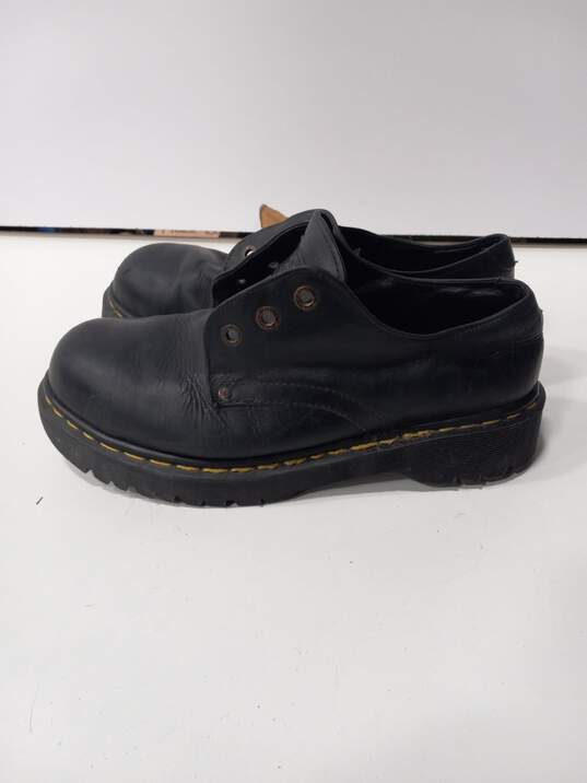 Dr. Martens Men's 8763 Black Leather Vintage Y2K Steel Toed Oxfords Size 9 image number 3