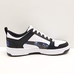 Puma Men's Black + White Rebound Layup Low Top Sneakers Sz. 7(NEW)