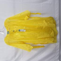 NWT Hoss Intropia Women's Yellow Amarillo Blouse Size 40
