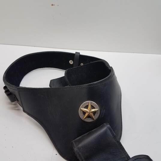 Unbranded Men's Western Cartridge Gun Belt with Holster Black Size 38 image number 2