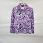 Jack Winter Vintage Purple Mushroom Patterned Button Up Shirt WM Size S image number 1