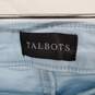 Talbots Light Blue Cotton Blend Slim Ankle Jean WM Size 4P NWT image number 4