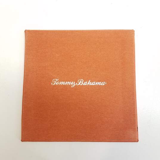 Tommy Bahama Leather Orange Coasters image number 3