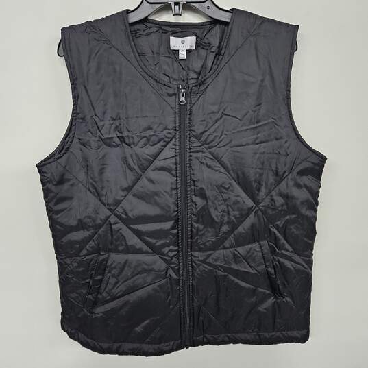 Socialite Black Puffer Vest image number 1