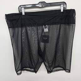 Shein Fit Transparent Black Shorts