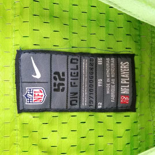 Nike NFL Seahawks Russel Wilson #3 Men Green Jersey XXL image number 4