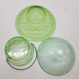 Set of 3 Green Dishware Serving/Mixing Bowls alternative image
