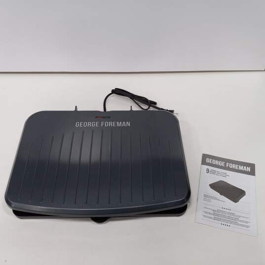 George Foreman Grill Model Gray GRS120GT image number 1