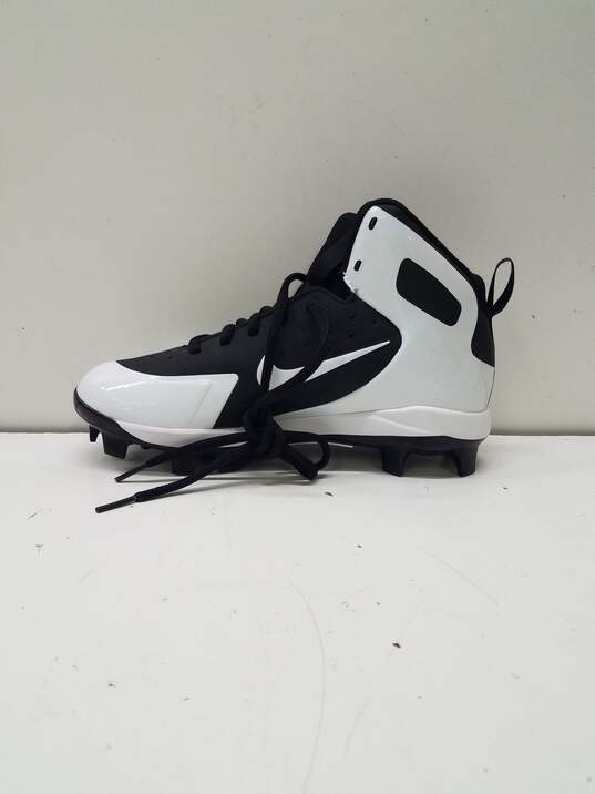 Nike Alpha Huarache Pro Black, White Cleats 923434-011 Size 5Y/6.5W image number 9
