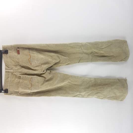7 For All Mankind Women Tan Corduroy Pants 26 image number 2