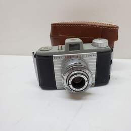 KODAK PONY 828 Film Camera ANASTON Lens 51mm F/4.5 With Leather Case