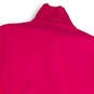 Womens Pink Short Sleeve Mock Neck Half Zip Pullover Sweatshirt Size XXS image number 4