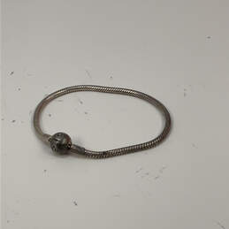 Designer Pandora S925 ALE Sterling Silver Ball Clasp Snake Chain Bracelet alternative image