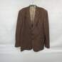 Vintage Christian Dior Men's Brown Tweed Wool Blazer Jacket Size 40 image number 1