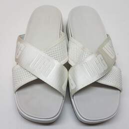 Ugg Women's Emily Mesh Slide Sandal Size 7 White
