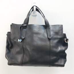 Radley London Black Leather Shoulder Satchel Bag