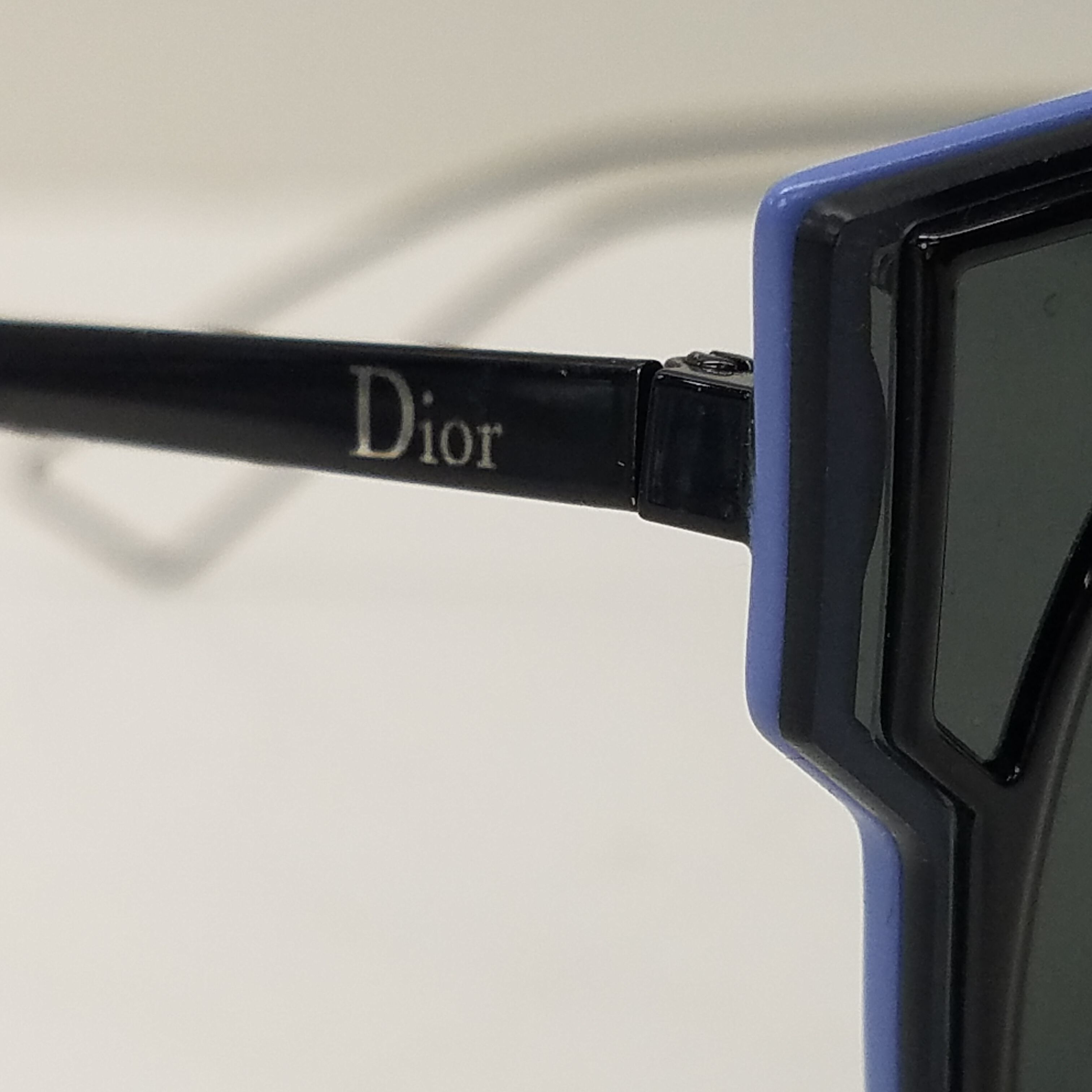 DiorB27 S1I Black Rectangular Sunglasses | DIOR