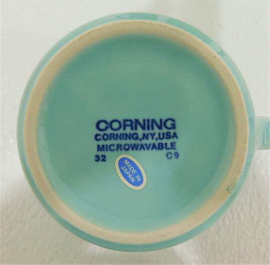 Vintage Corning Ware Aqua Turquoise Coffee Cup Lot image number 3