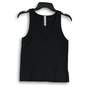 Athleta Womens Black Ribbed V-Neck Sleeveless Pullover Tank Top Size Large image number 1