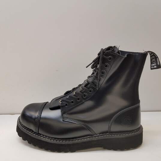 Grinders Leather Stag CS Steel Toe Boots Black 11 image number 2