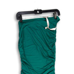 NWT Womens Green Strapless Ruched Stretch Midi Bodycon Dress Size 6 alternative image